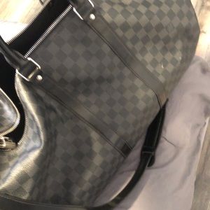 LOUIS VUITTON KEEPALL 55 DAMIER GRAPHITE N42427